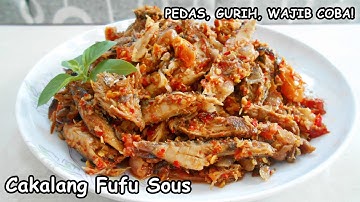 MANTAP BANGET! SAMBAL CAKALANG SUWIR - Cakalang Sous Fufu Khas Manado