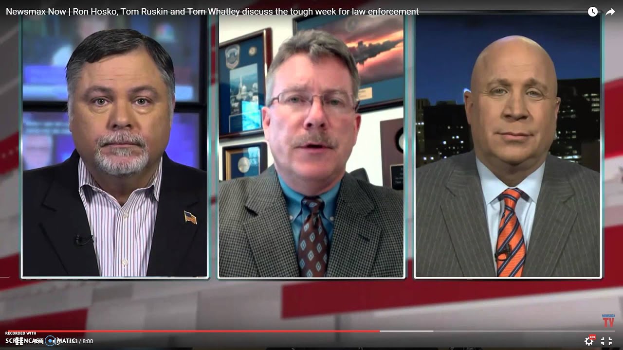 Thomas Ruskin Appears on NewsMax Tough Week for Law Enforcement 0211