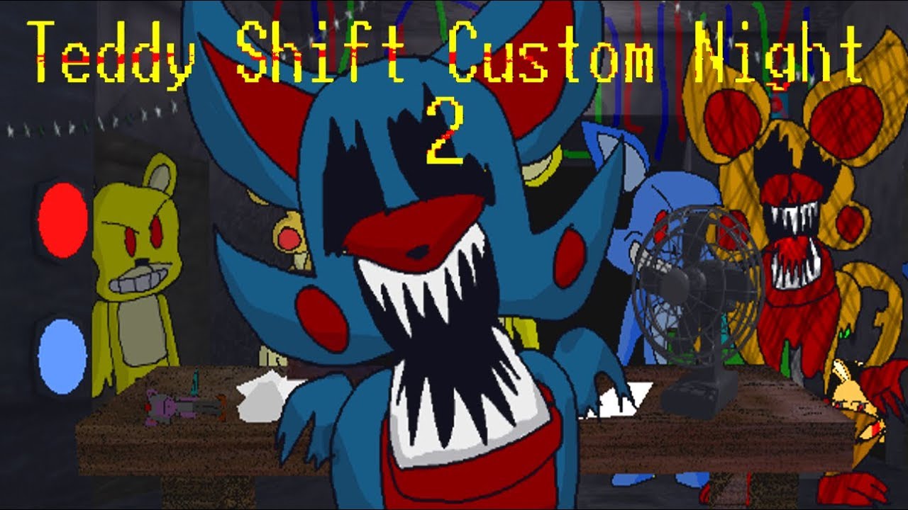 ROSTI RASTET AUS | TEDDY SHIFT: ULTIMATE CUSTOM NIGHT 2 (DEMO) | LET'S PLAY FNAF FANGAMES