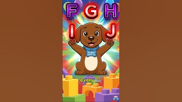 ABC Song for Kids: F G H I J | Learn the Alphabet with Dobby! 🐶 #shortvideo #cancionesinfantiles