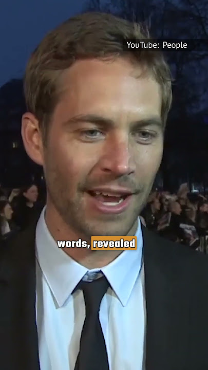 Paul Walker's Tragic Final Words