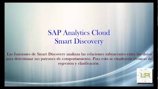 SAP Analytics Cloud - Smart Discovery