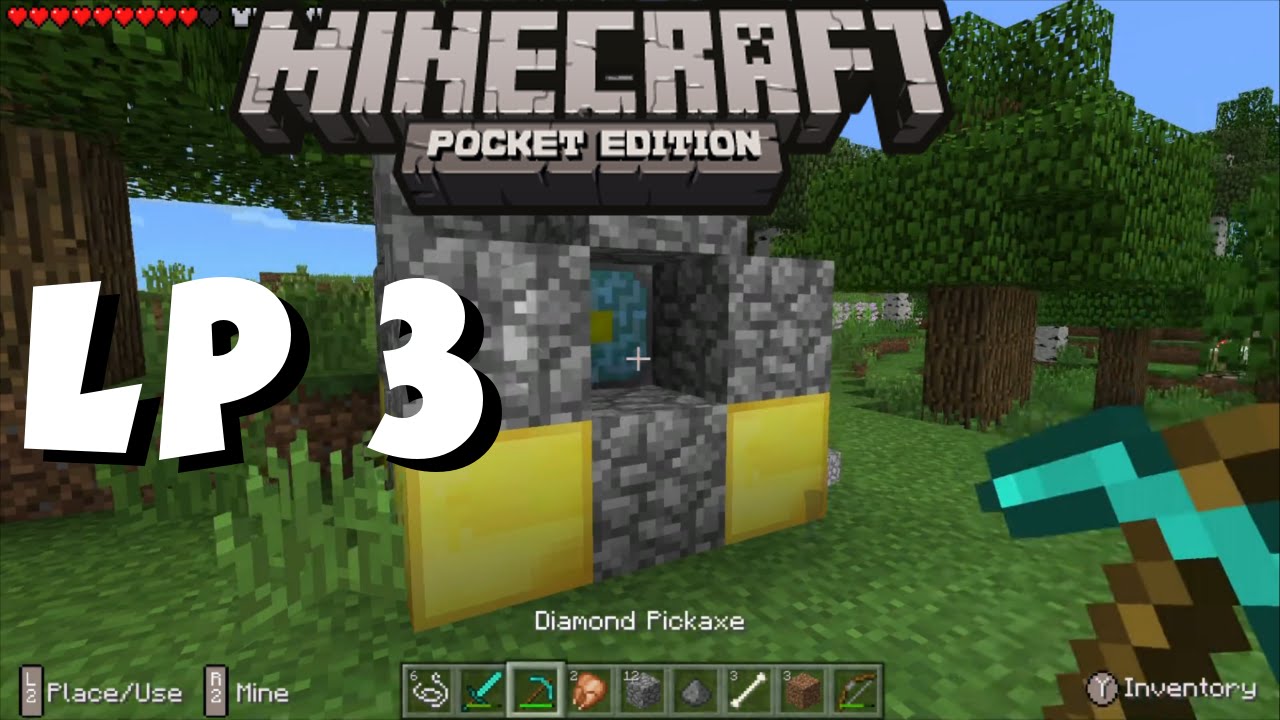 Minecraft Pocket Edition 0.9.5 Lets Play Episode 3 - YouTube