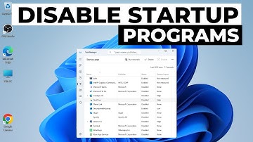 How to Disable Startup Programs in Windows 11