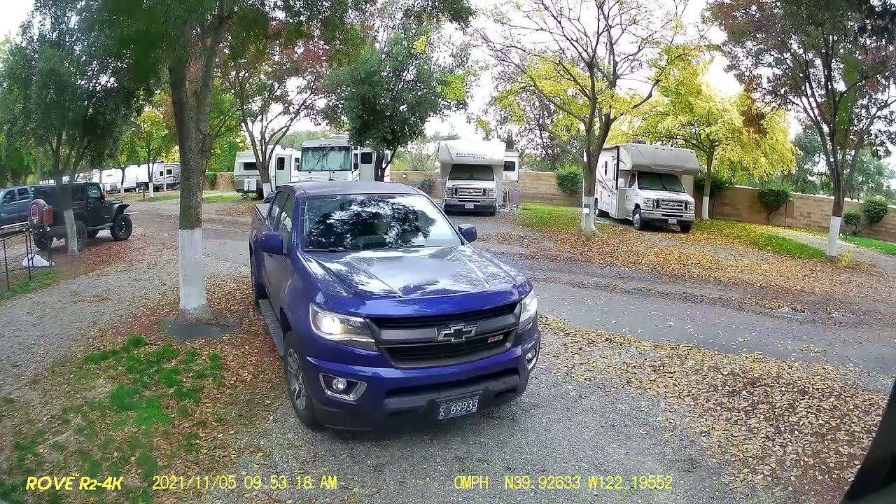 Corning, California to San Jose, California motorhome travel timelapse