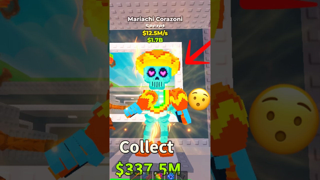 %1 Chance SECRET!! 🤫🤑Mariachi Corazoni Pinata 🪇🪅| Steal A Brainrot Roblox