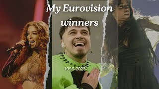my eurovision winners (1956-2023)