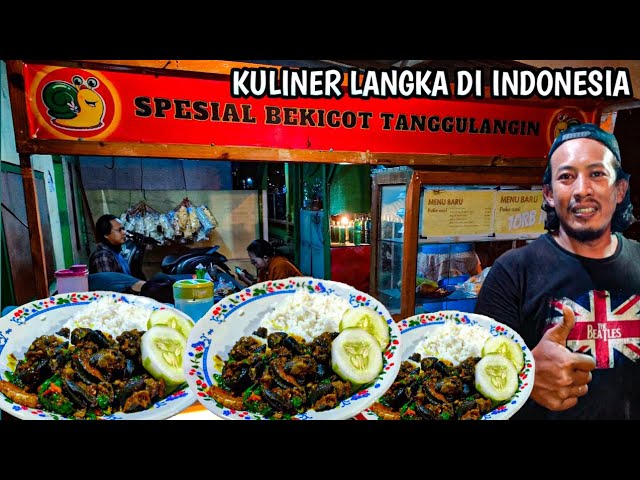 KULINER ANEH!! SATU-SATUNYA DI INDONESIA SPECIAL BEKICOT RICA-RICA TANGGULANGIN class=