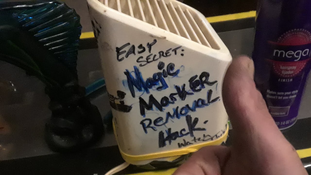 How To Remove Permanent Magic Marker Or Sharpie From Plastic Ninja How To Remove Permanent Magic Marker Or Sharpie From Plastic Ninja