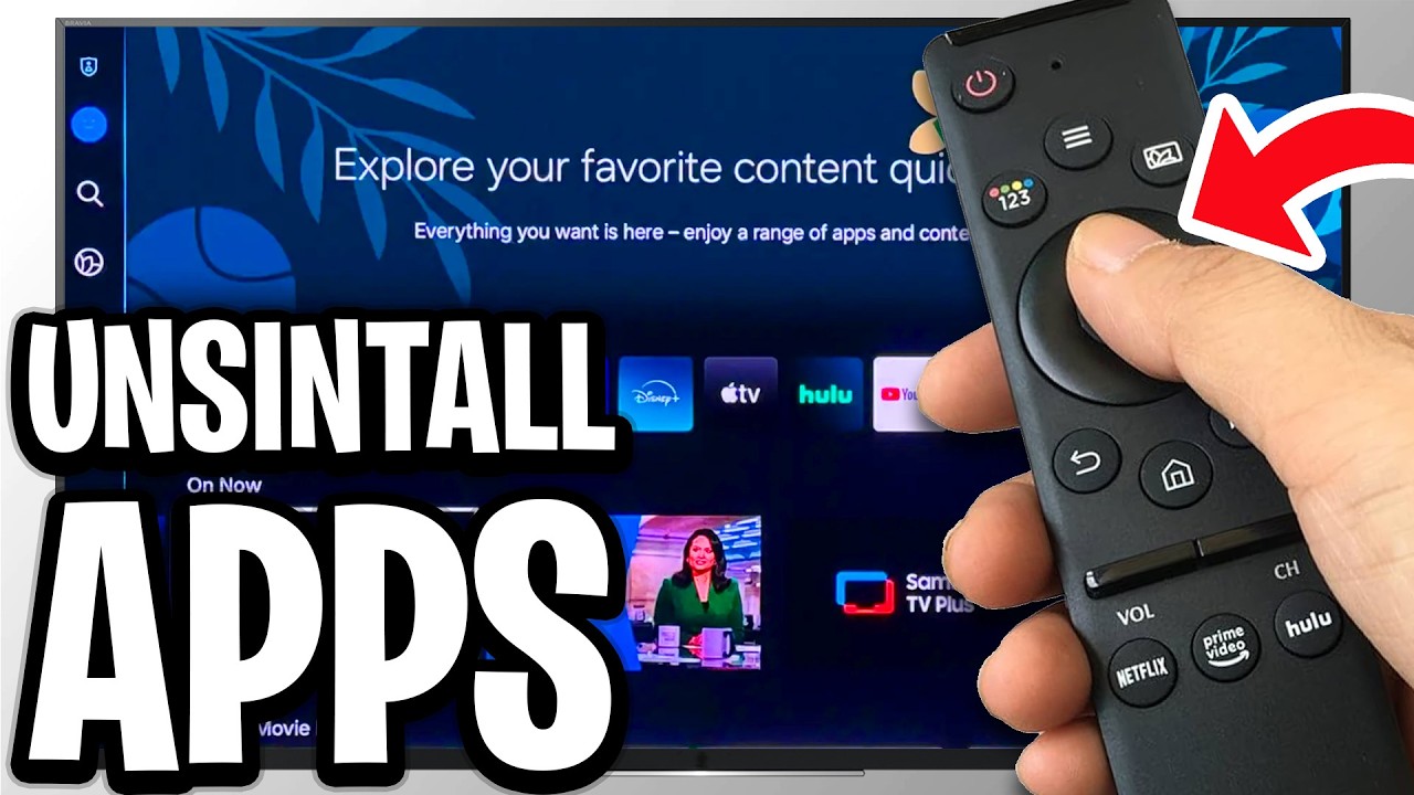 How To Uninstall Apps On Samsung Smart TV - Full Guide