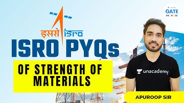 ISRO PYQs of Strength of Materials | GATE 2022 | #Apuroop Sir