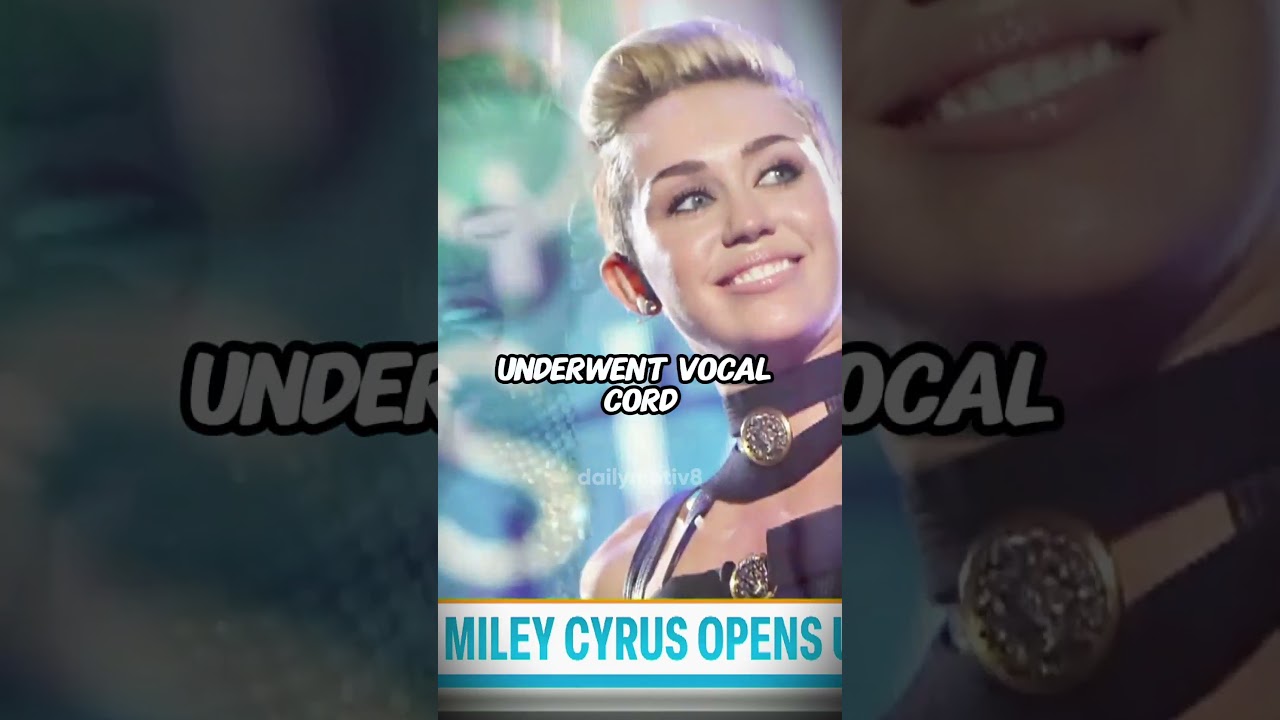 Miley Cyrus was Speechless for weeks