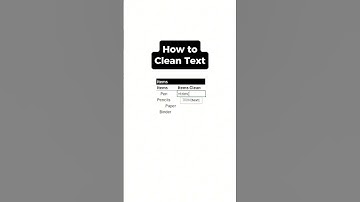 How to clean text in excel #excel #data #business #finance #money