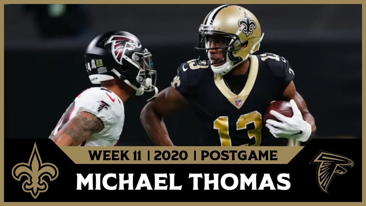 Michael Thomas on Win, 104 yards | Saints-Falcons Postgame