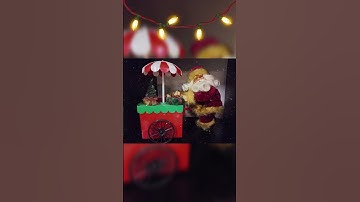 Musical, Street Vending Cart Santa Claus figure (extra pictures)