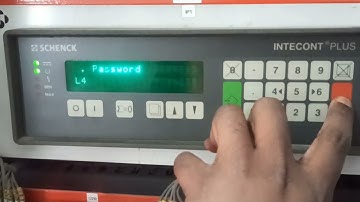 Schenck Process Intecont Plus Parameter Blocks