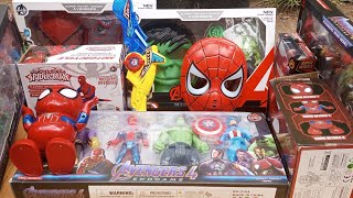 Spiderman VS Hulk Toys Collection Unboxing Review, Captain Amerika, Ironman, Batman,Thanos Avengers