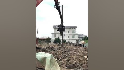 Rung cọc H30015m làm Kingpost Shoring