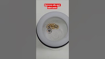 Remove oils and lubricants using Epilame (Fixodrop) #shorts #watchmaker
