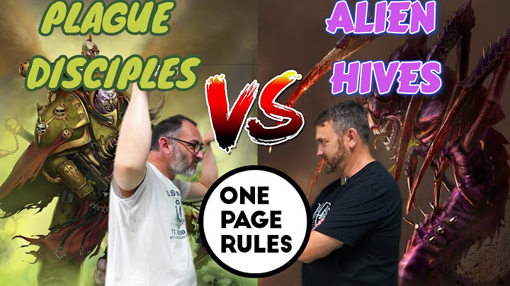 OPR FR v3.4.4 : Alien Hives / Plague Disciples (2500pts)