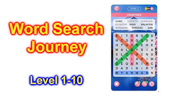 Word Search Journey - Word Puzzle Game App Level 1-11 Walk Through