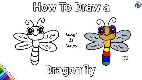 How To Draw a Dragonfly | Kids Drawing Hub | Kids Step By Step Drawing Tutorial | #kids #drawing
