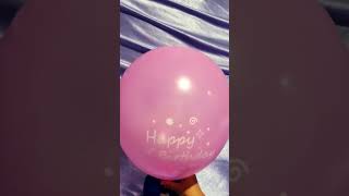 Happy Birthday Balloon Inflation And Deflation