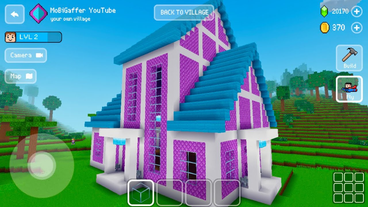 Block Craft 3D Crafting Game 3747 Big House 🏠 YouTube