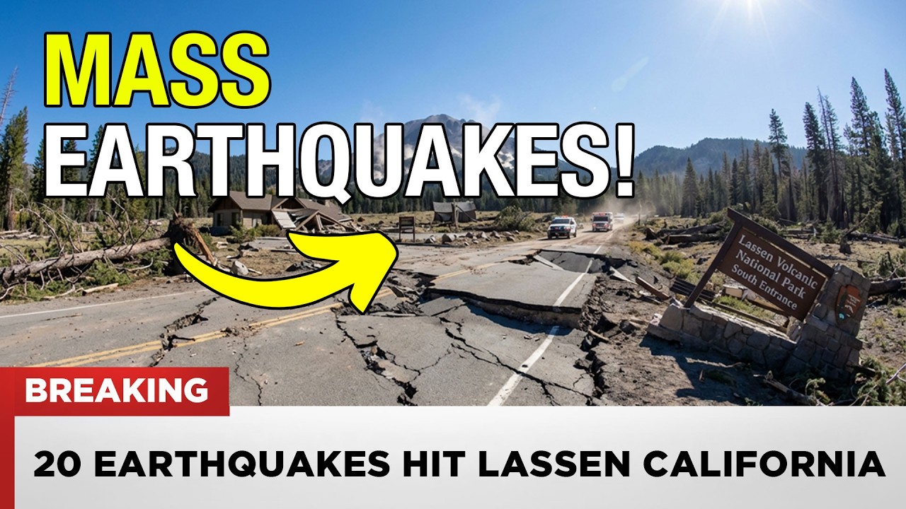1 MINUTE AGO: 20 Earthquakes Strike Lassen California  in 7 Days - Volcanic Crisis Ignited