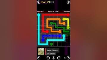 #FlowFree Regular Pack 8x8 level 29