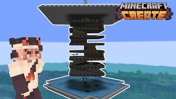 The Cheapest MOB FARM In The Create Mod! |  Create Mod Block-by-Block TUTORIAL