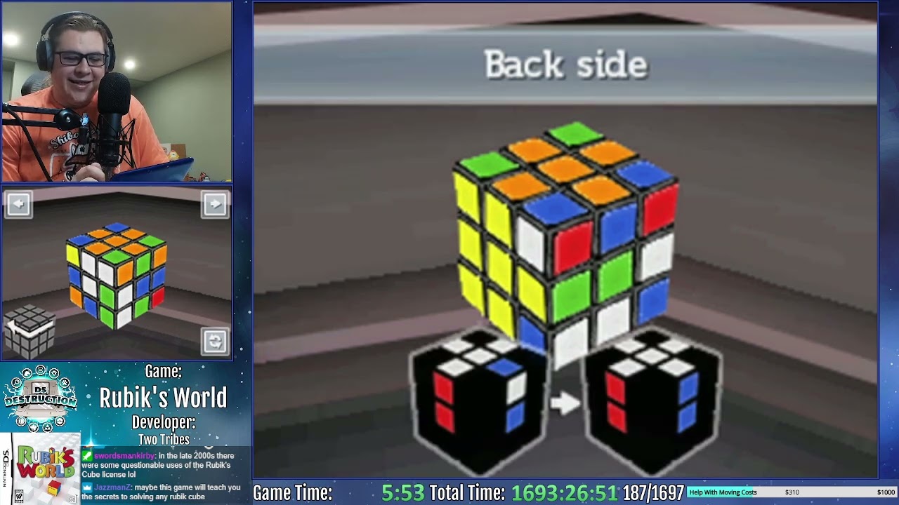 DS Destruction 187/1697: Rubik's World - YouTube
