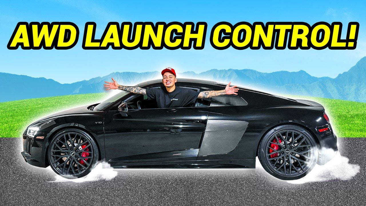 LAUNCHING MY NEW AUDI R8!!! - YouTube