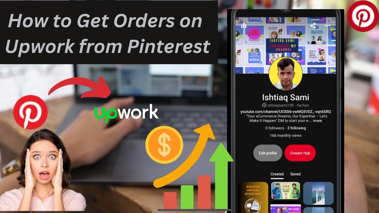 How to Get Orders on Upwork from Pinterest 