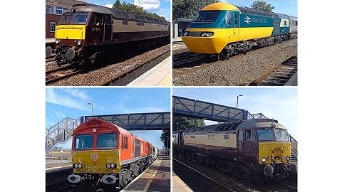 Interesting day at Dawlish Warren and Starcross (includes class 47, 66 & 43007) 16/08/2023
