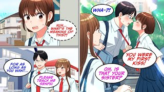 Manga Dub I Went To The House Of The Schools Madonna, And When My Step-Sister Found Out Romcom