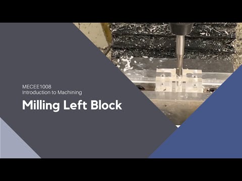 Milling Out Left Block