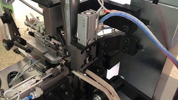 HY-135E-D Auto invisible zipper U type top stop machine(hot sales)