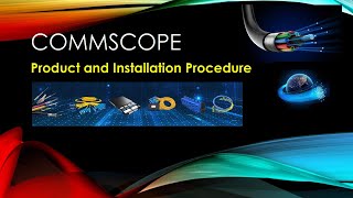 CommScope FTB 12 Installation