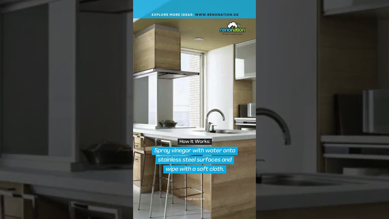 [Eco-Friendly Cleaning Hacks] Clean Stainless Steel Appliances