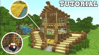 Easy Minecraft Survival House Tutorial by BarnzyMC  81 views 1 month ago 12 minutes, 48 seconds