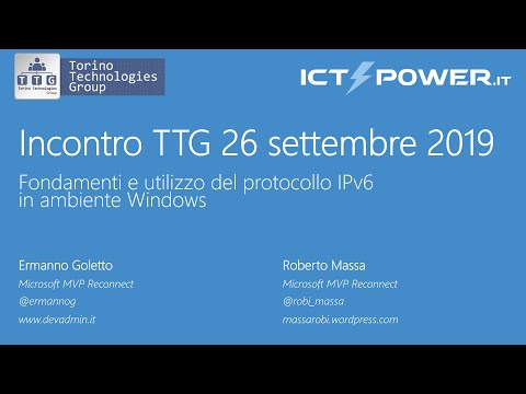 Meetup TTG - ICTPower 26 set 2019 Torino