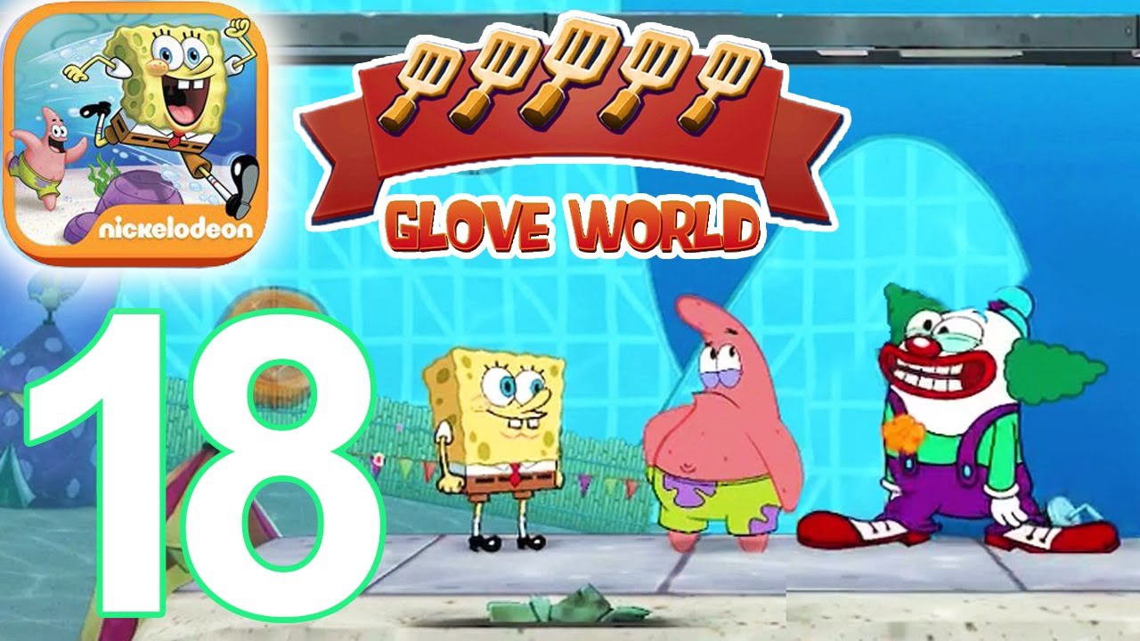 SpongeBob Patty Pursuit Golden Spatulas Glove World Gameplay