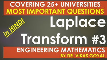 Laplace Transform in Hindi #3 (Laplace of Elementary Functions) Engineering Mathematics 2nd Semester