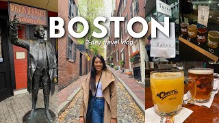 FIRST TIME TRAVELLING TO BOSTON, MASSACHUSETTS // 3Day Travel Vlog in the United States
