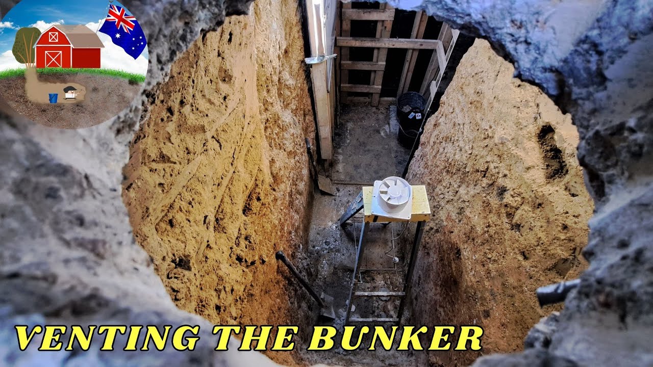 Digging a SECRET BUNKER Part 19 Ventilating Backyard Bunker - YouTube