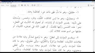 الحلقة الثانية عشرة: التقسيم الثالث للاسم من حيث كونه مذكرا أو مؤنثا