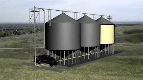 Grain Handling Systems Video - Grain Pump Around Hopper Bottom Bins
