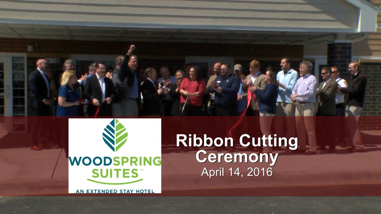 Village of Romeoville Ribbon Cutting 2016 - WoodSpring Suites - YouTube