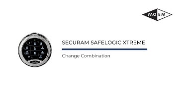 MOEM Safe - Change Combination Securam SafeLogic Xtreme